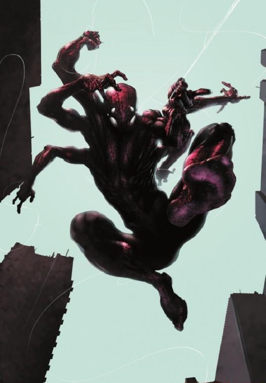 Открытки с Доппельгенгером врагом Спайдермена из комиксов Марвел.