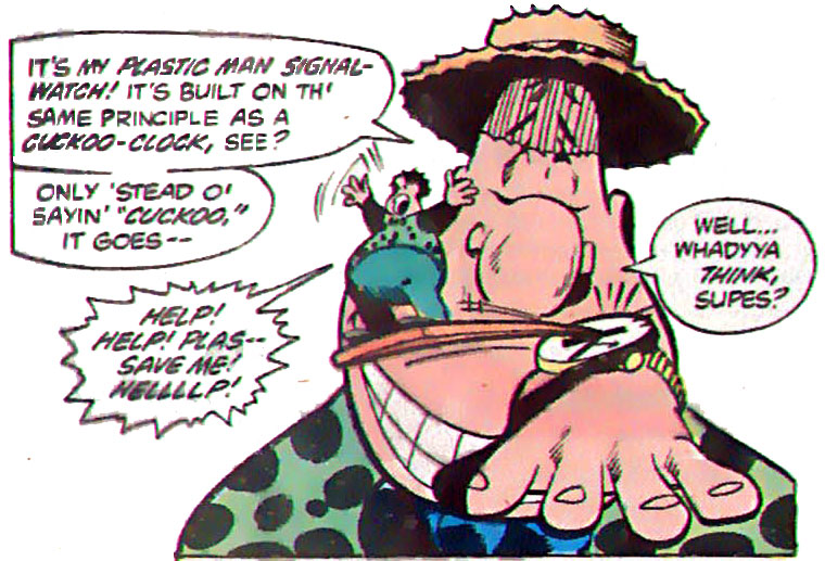 Открытки с Вузи Винксом из комиксов про Пластичного Человека.