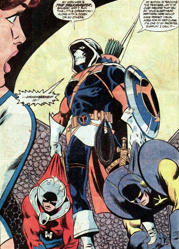 Открытки с Таскмастером из комиксов Вселенной Марвел скачать.