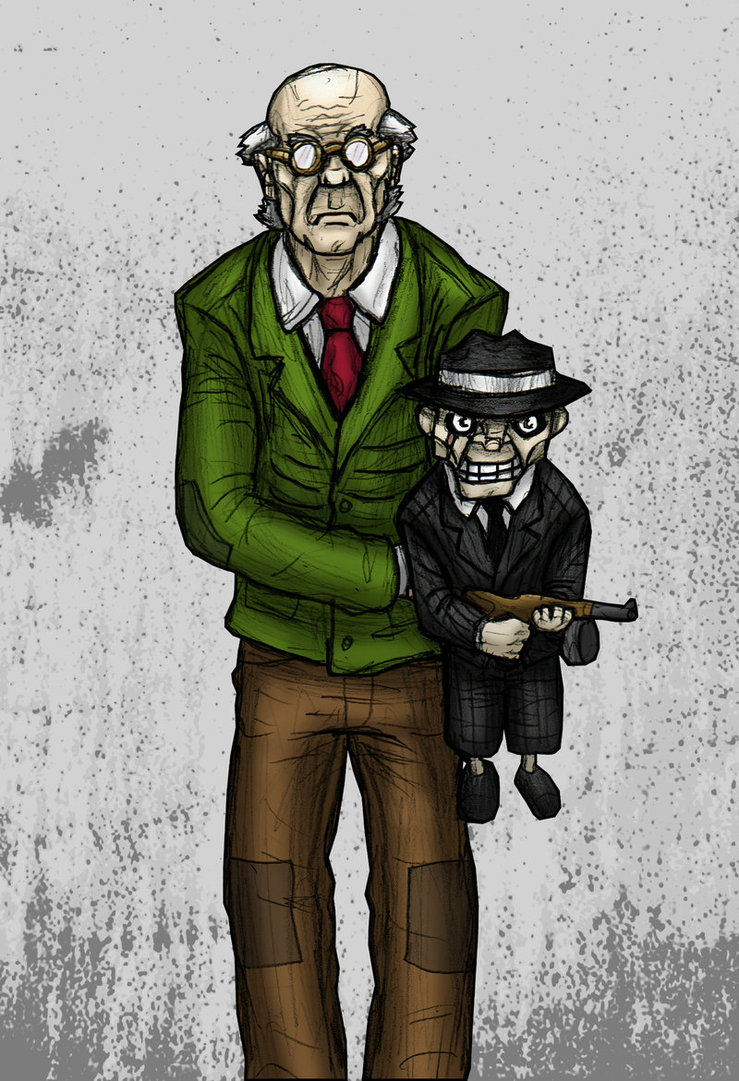 Открытки с Чревовещателем из комиксов ДС скачать бесплатно.   