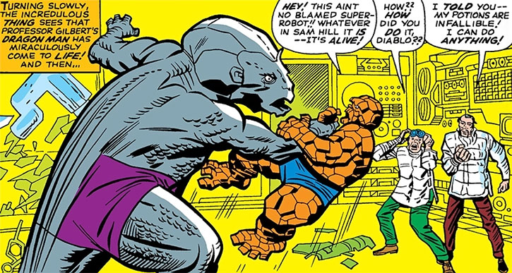 Открытки с Человеком Драконом врагом Капитана Америки из комиксов.