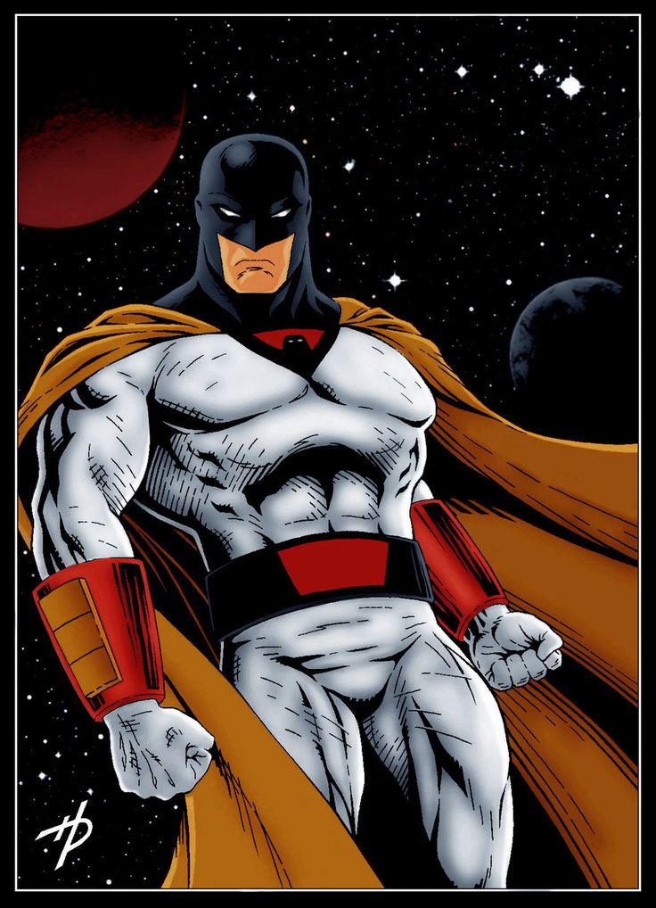 Открытки с Космическим Призраком из комиксов ДС скачать бесплатно.