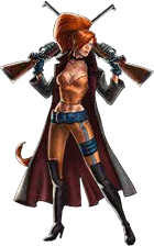 Открытки с Эльзой Блудстоун из Вселенной комиксов Марвел скачать.