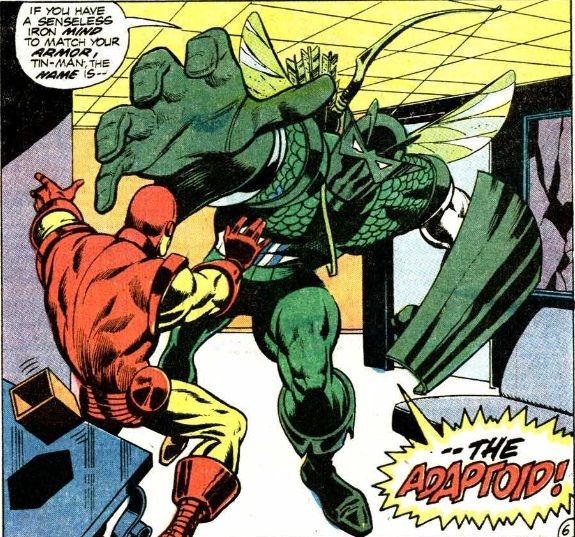 Открытки с Супер - Адаптоидом врагом Тора из комиксов Марвел.