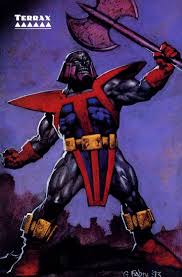 Открытки с Терраксом из комиксов Вселенной Марвел скачать.    