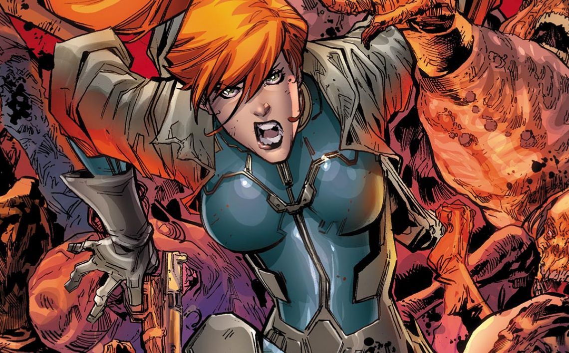 Открытки с Эльзой Блудстоун из Вселенной комиксов Марвел скачать.