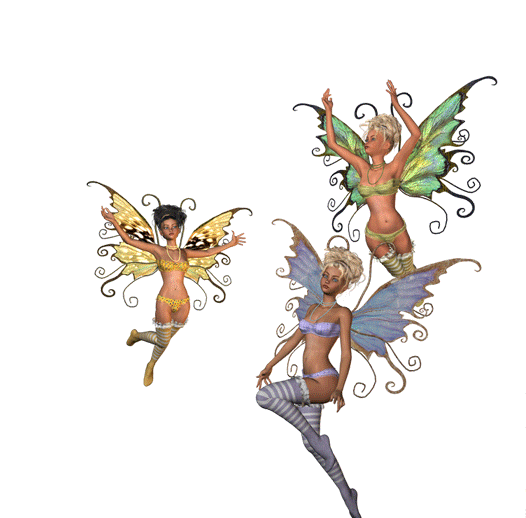 Открытки с феями gif. Анимационные открытки с феями.