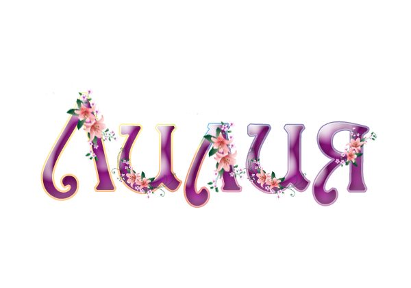 Картинка имя лиля