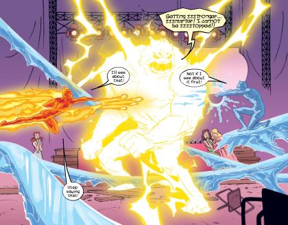 Открытки с Зззаксом злодеем из комиксов Вселенной Марвел скачать.