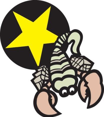 Анимационные Открытки знак зодиака Скорпион. скачать бесплатно.