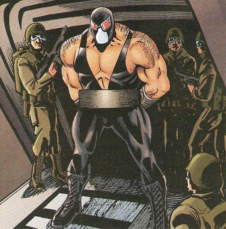 Открытки с Бэйном из комиксов про Бэтмена скачать бесплатно.