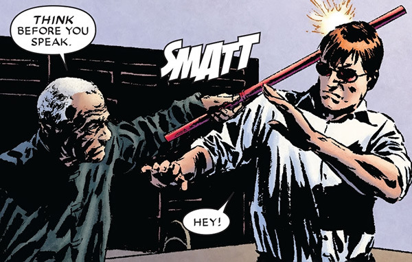 Открытки со Стиком из комиксов Вселенной Марвел скачать бесплатно.