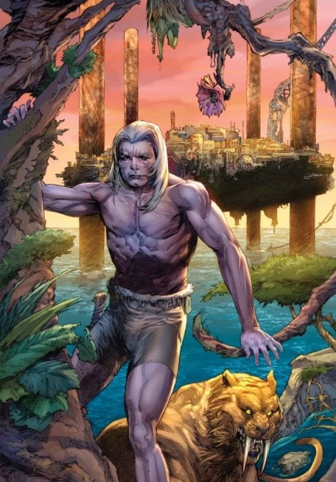 Открытки с Ка - Заром Кевином Пландером из комиксов Марвел. 