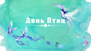 Открытки с днём птиц скачать бесплатно. Открытки с днём птиц с анимациями.