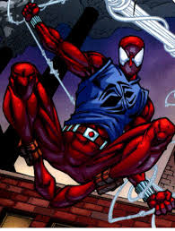 Открытки с Алым Пауком из комиксов про Человека Паука от Марвел.