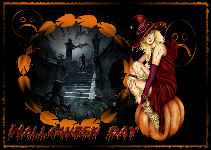 Анимационные Открытки на Хэллоуин скачать бесплатно. Бесплатные Открытки на Х...