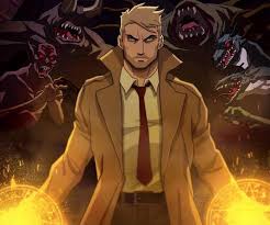 Открытки с Джоном Константином из Вселенной комиксов ДС скачать.