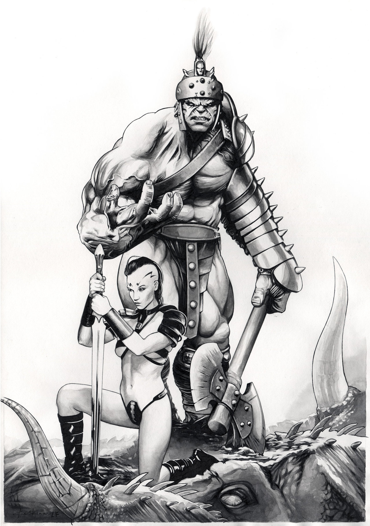 Открытки с Кайерой из комиксов про Халка скачать бесплатно. 