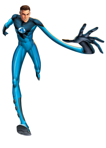 Открытки Капитаном Фантастик из Фантастической Четвёрки Марвел.