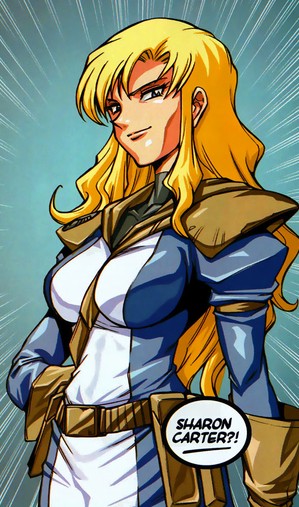 Открытки с Шерон Картер агентом номер 13 из комиксов Марвел.