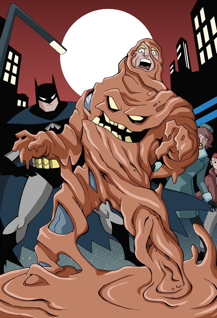 Открытки с Глиноликим по комиксам. Открытки со злодеями из комиксов.