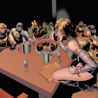 Открытки с Летой персонажем из комиксов Вселенной Марвел.    