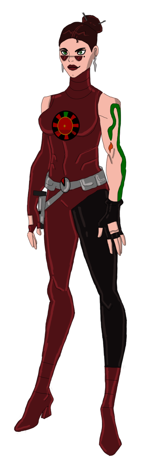 Открытки с Рулеткой из комиксов Вселенной ДС скачать бесплатно.