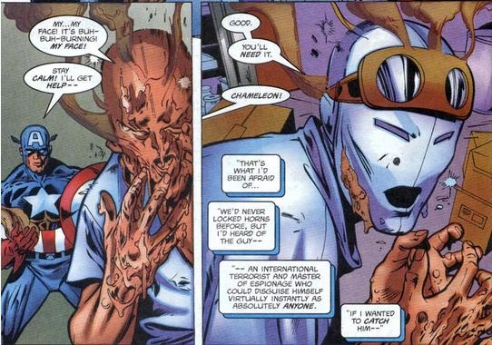 Открытки с Хамелеоном от комиксов Марвел скачать бесплатно. 