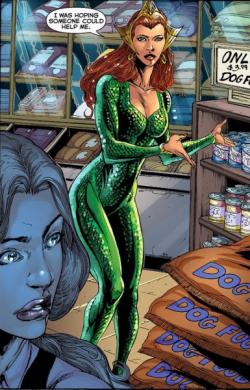 Открытки с Мерой из комиксов про Аквамэна скачать бесплатно.