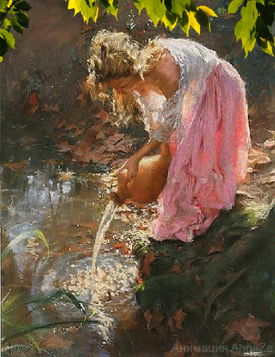 Открытки с ручьями с анимациями. Красивые открытки с ручьями.