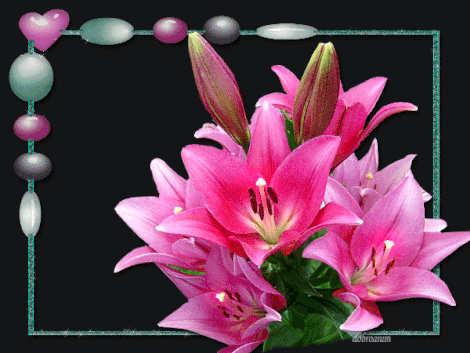 Открытки с букетом лилий скачать бесплатно. Красивые открытки с букетом лилий.