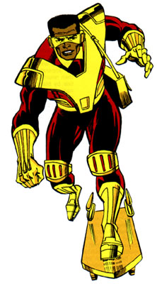 Открытки с Реактивным Гонщиком из комиксов Вселенной Марвел.