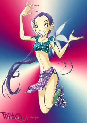 Открытки с Чародейками W.I.T.C.H. бесплатно онлайн gif.      