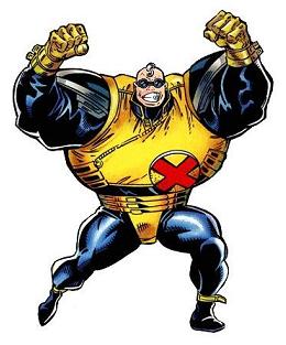 Открытки с Силачом из Людей Икс комиксов Вселенной марвел.   