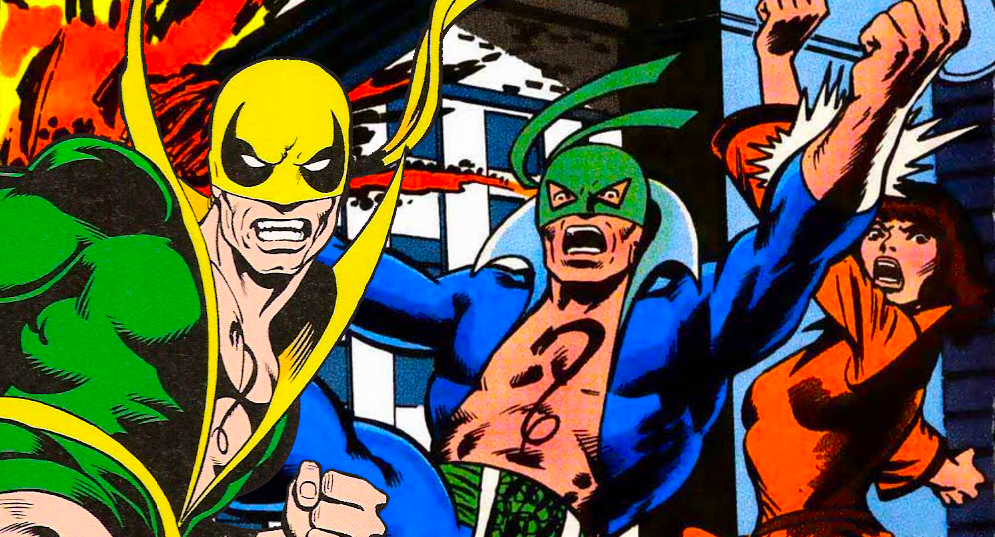 Открытки со Стальным Змеем злодеем из комиксов Вселенном Марвел.