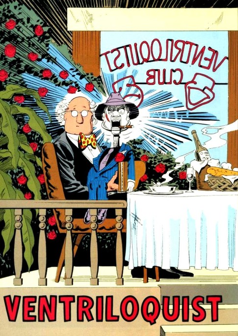 Открытки с Чревовещателем из комиксов ДС скачать бесплатно.   