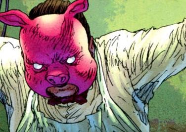 Открытки с Профессором Пигом по комиксам ДС скачать бесплатно.