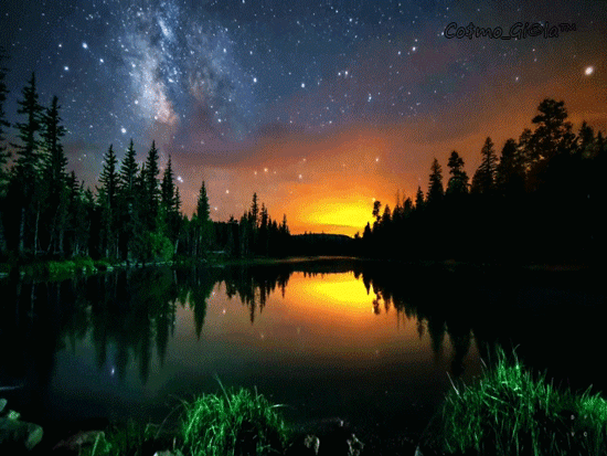 Открытки со звездным небом скачать бесплатно. Открытки со звездным небом онлайн.