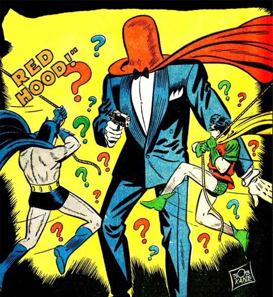 Открытки с Красным Колпаком злодеем из комиксов ДС скачать бесплатно.