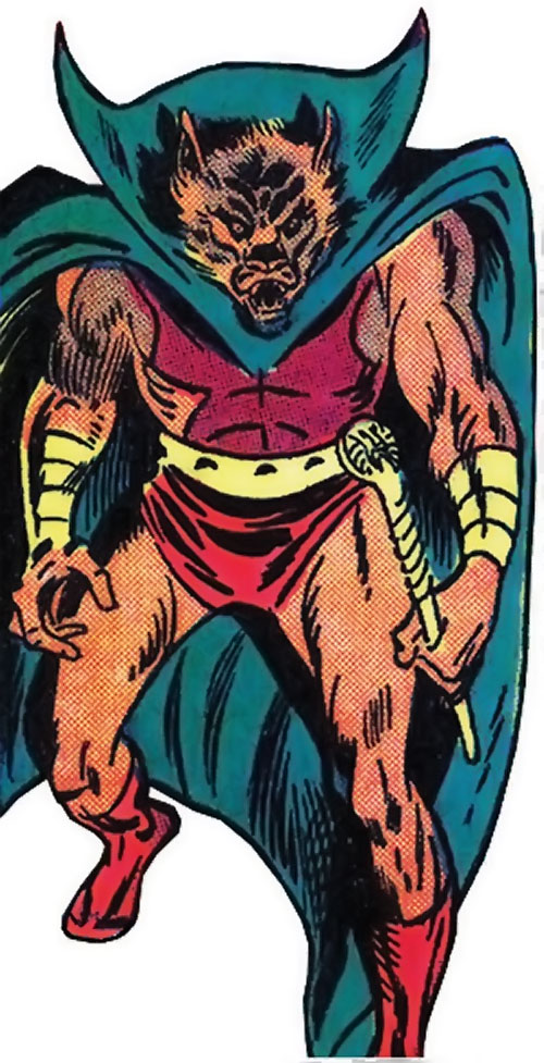 Открытки с Человеком - Зверем злодеем и врагом Тора из комиксов.