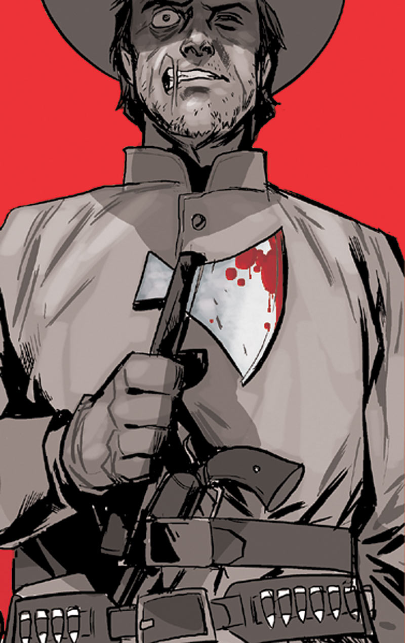 Открытки со злодеем Джоной Хексом из комиксов ДС скачать бесплатно.