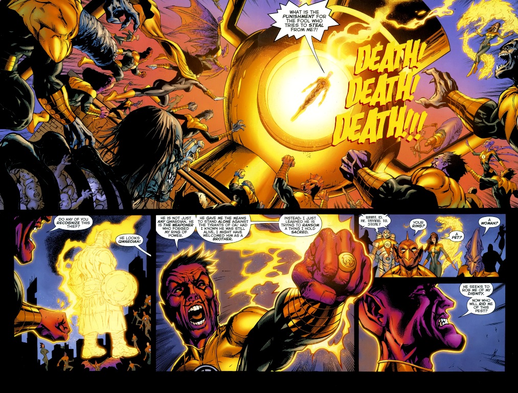 Открытки с Синестро врагом Супермэна из комиксов ДС скачать.