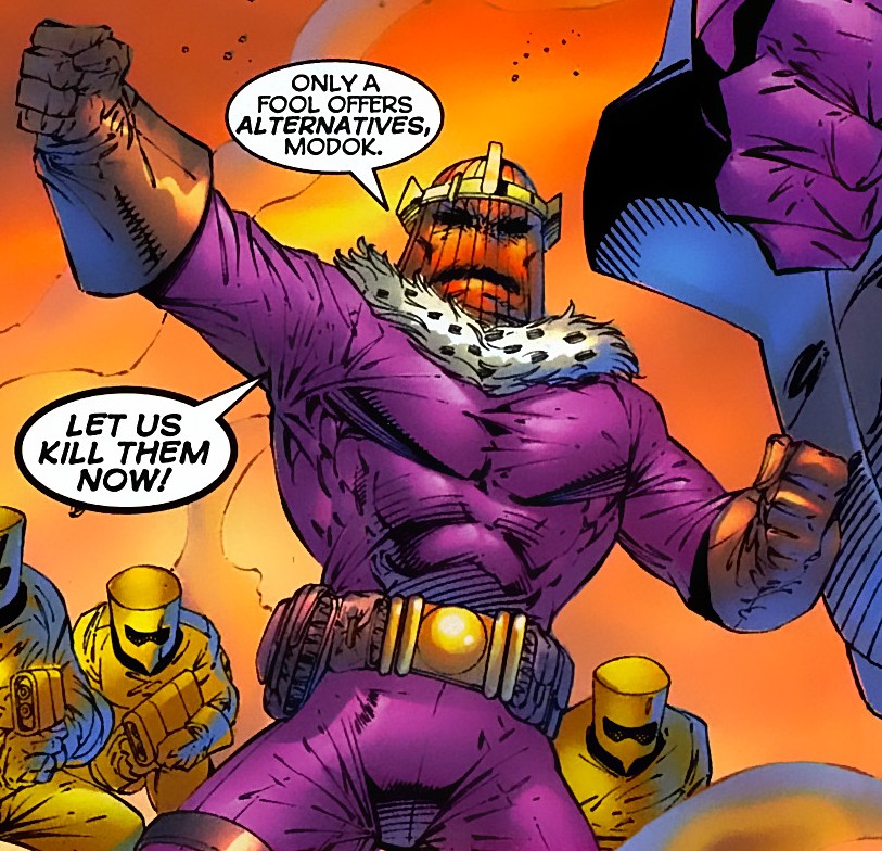 Открытки с Бароном Генрихом Зомо из комиксов Марвел скачать.