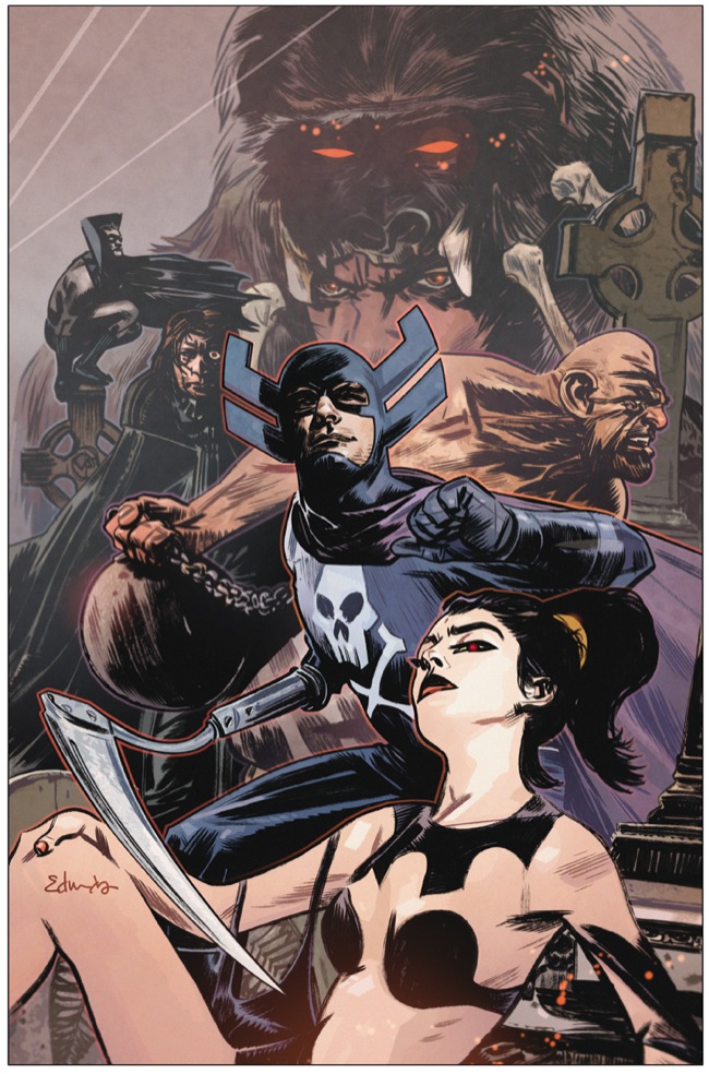 Открытки с Гримом Жнецом злодеем из комиксов Вселенной Марвел.