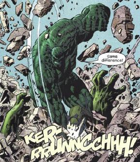 Открытки с Мерзостью из комиксов Вселенной Марвел скачать бесплатно.