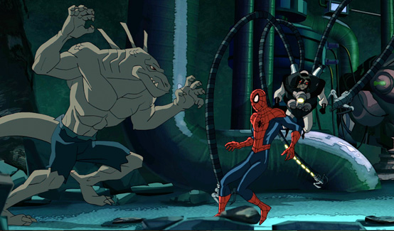 Открытки с Ящером из Спайдермена.Открытки с Ящером скачать. 