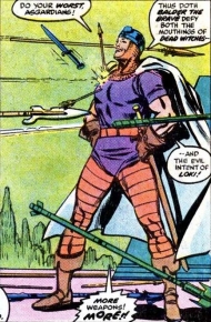 Открытки с Бальдером Храбрым из комиксов серии Марвел скачать.