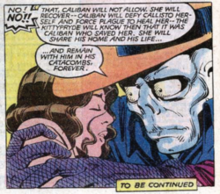 Открытки с Калибаном злодеем из комиксов Вселенной Марвел.    