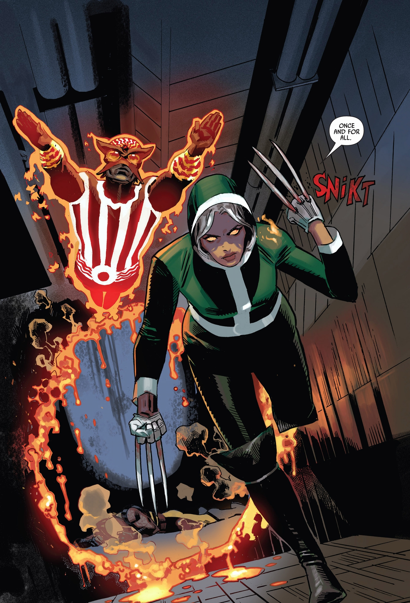 Открытки с Санфайером персонажем из комиксов Вселенной Марвел.