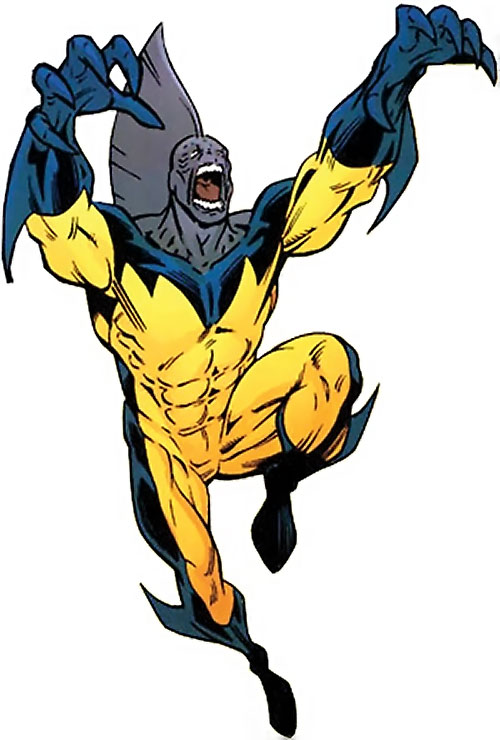 Открытки с Тигровой Акулой страшным злодеем из комиксов Марвел.